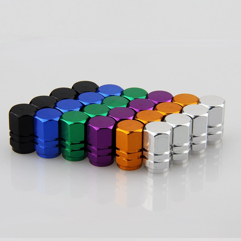 Aluminum Alloy Car Wheel Tyre Tire Valve Rim Stem Caps